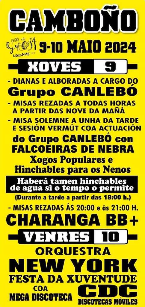 Festa da Gorgosa de Camboño en Lousame