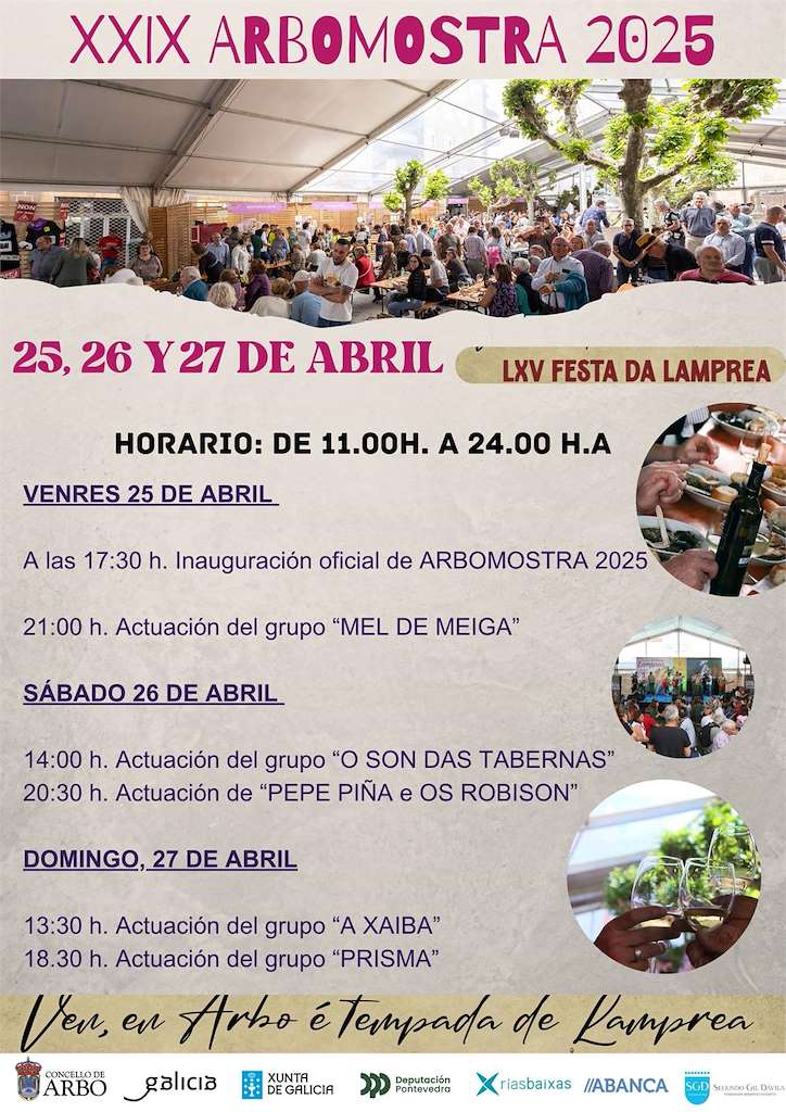LXV Festa da Lamprea (2025) en Arbo