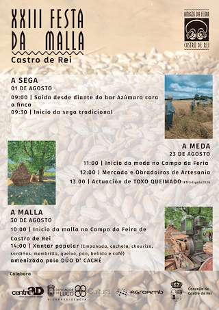 Fechas, información, programa, cartel, imágenes, mapa y ubicación de XXIII Festa da Malla (2026) en Castro de Rei
