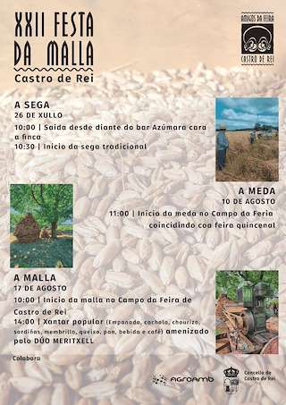 Fechas, información, programa, cartel, imágenes, mapa y ubicación de XXII Festa da Malla  en  Castro de Rei