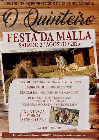 Fechas, información, programa, cartel, imágenes, mapa y ubicación de Festa da Malla de O Quinteiro  en  O Grove