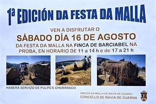 Fechas, información, programa, cartel, imágenes, mapa y ubicación de I Festa da Malla  en  Navia de Suarna