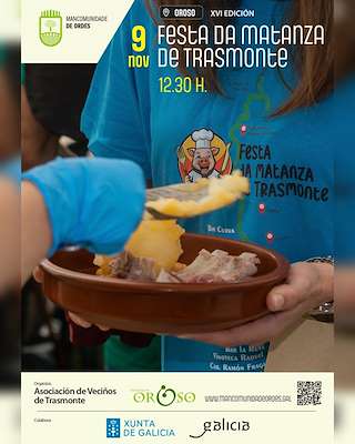 Fechas, información, programa, cartel, imágenes, mapa y ubicación de XVI Festa da Matanza de Trasmonte (2025) en Oroso