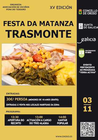 Fechas, información, programa, cartel, imágenes, mapa y ubicación de XVI Festa da Matanza de Trasmonte (2025)  en  Oroso