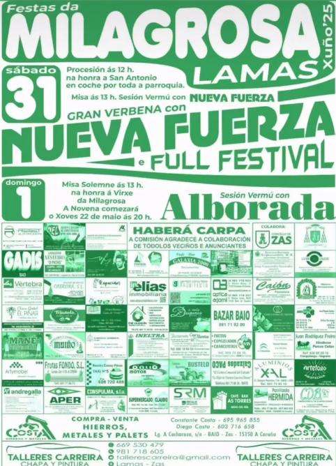 Festa da Milagrosa de Lamas (2024) en Zas