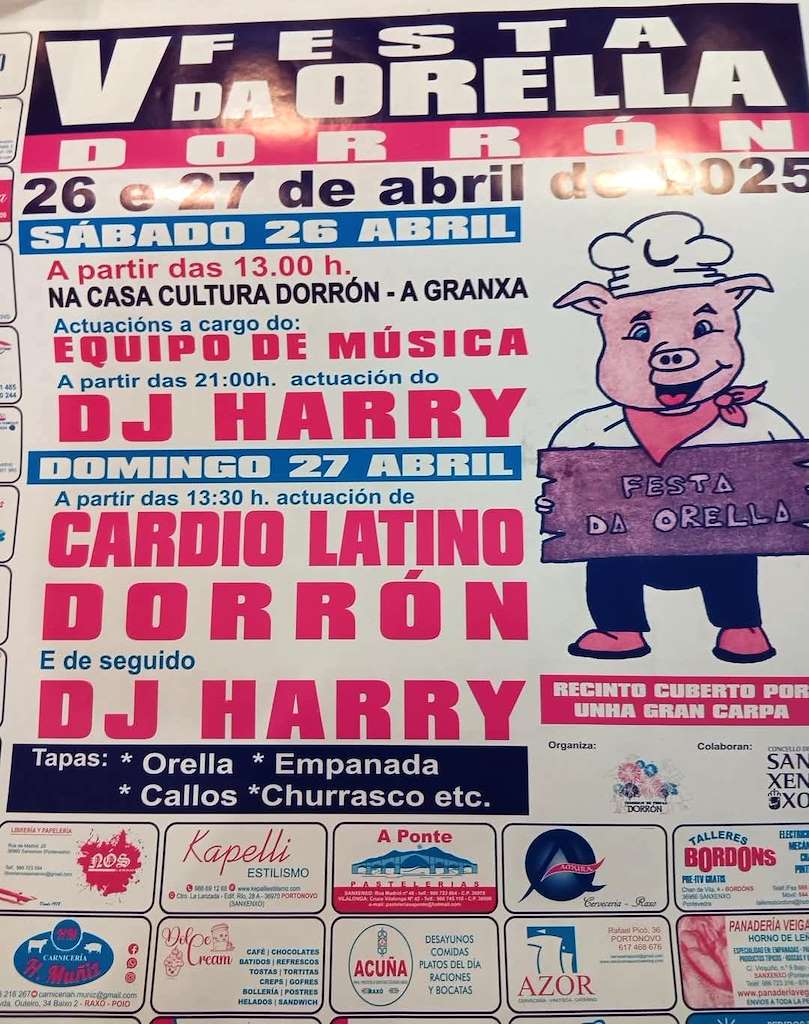 V Festa da Orella de Dorrón  (2025) en Sanxenxo