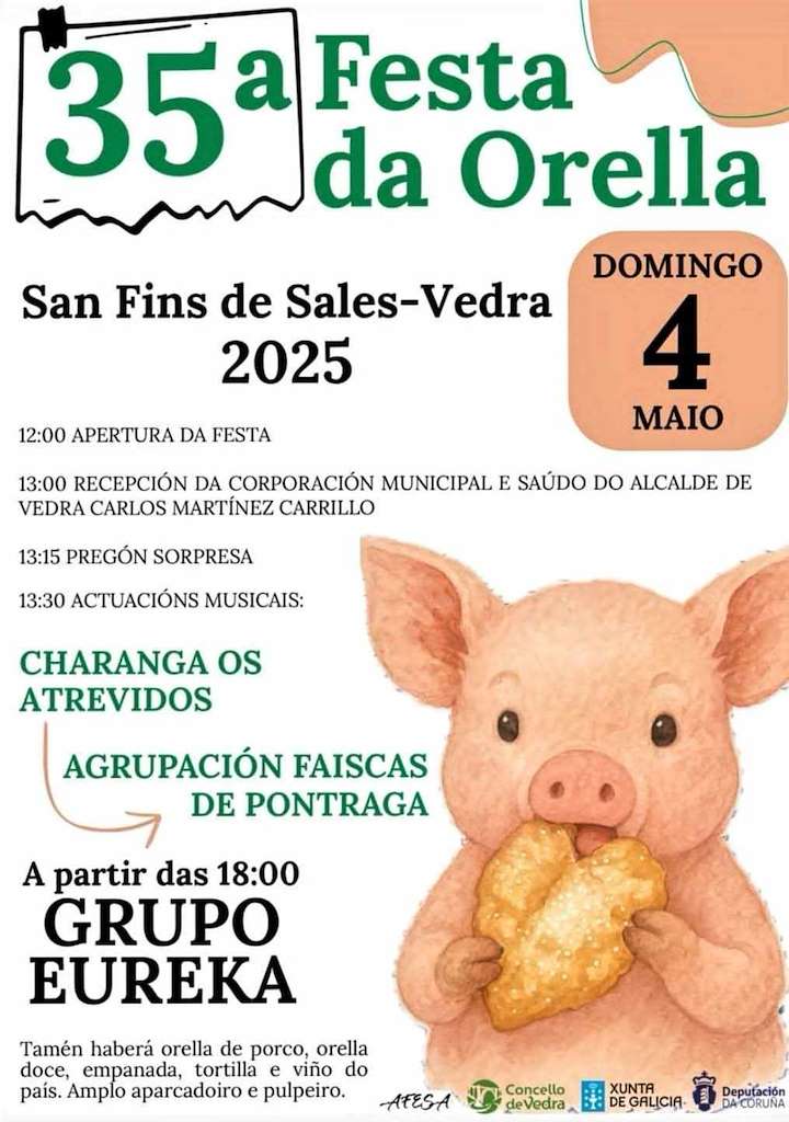 XXXV Festa da Orella de San Fins de Sales (2025) en Vedra