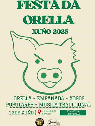 Fechas, información, programa, cartel, imágenes, mapa y ubicación de Festa da Orella de Xuño  en  O Porto do Son