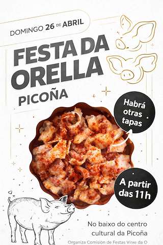 Fechas, información, programa, cartel, imágenes, mapa y ubicación de Festa da Ourella da Picoña (2026)  en  Salceda de Caselas