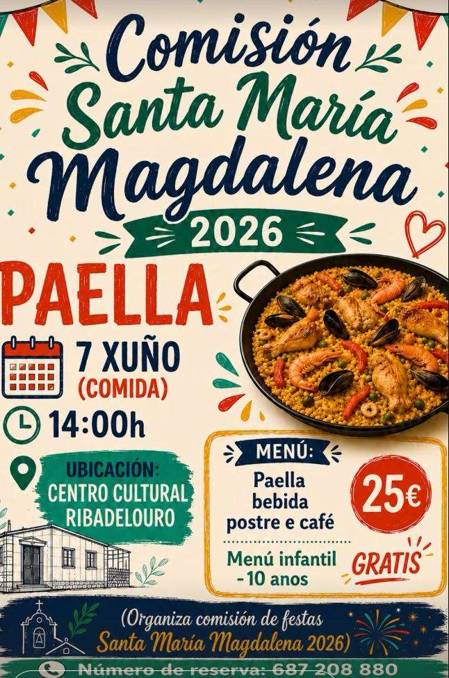 Festa da Paella de Ribadelouro (2026) en Tui