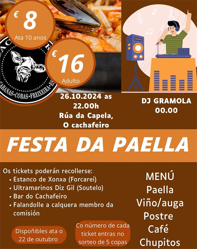 Festa da Paella do Cachafeiro en Forcarei