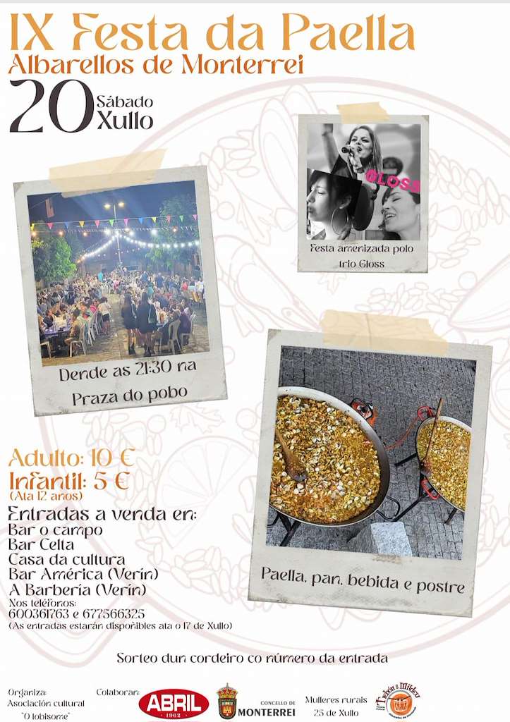 IX Festa da Paella en Monterrei