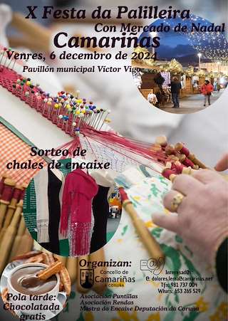 Fechas, información, programa, cartel, imágenes, mapa y ubicación de X Festa da Palilleira  en  Camariñas