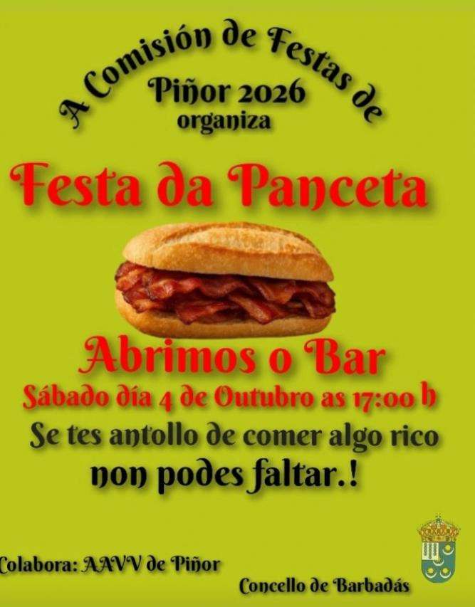 Festa da Panceta de Piñor (2025) en Barbadás