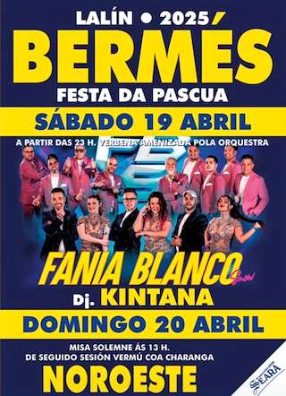 Fechas, información, programa, cartel, imágenes, mapa y ubicación de Festa da Pascua de Bermés  en  Lalín