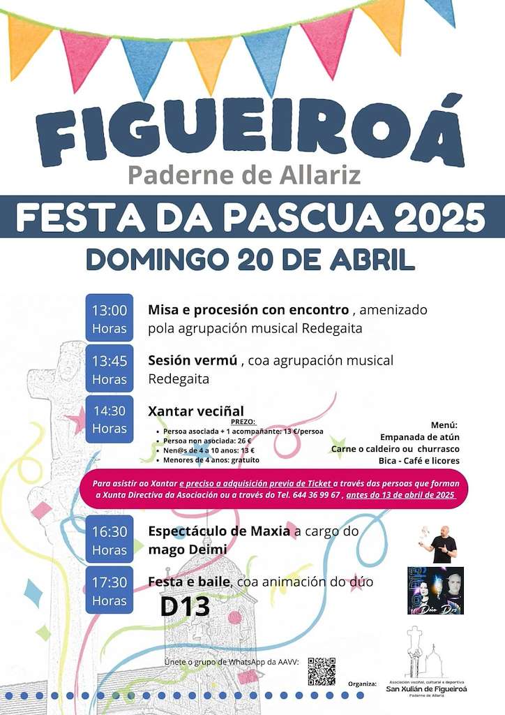 Festa da Pascua de Figueiroá en Paderne de Allariz