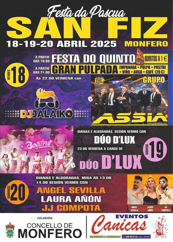 Festa da Pascua de San Félix  (2025) en Monfero