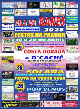 Fechas, información, programa, cartel, imágenes, mapa y ubicación de Festa da Pascua de Vila de Bares  en  Mañón