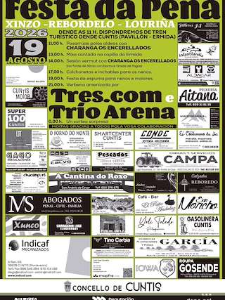 Fechas, información, programa, cartel, imágenes, mapa y ubicación de Festa da Peña de Xinzo, Rebordelo e Louriña (2026)  en  Cuntis