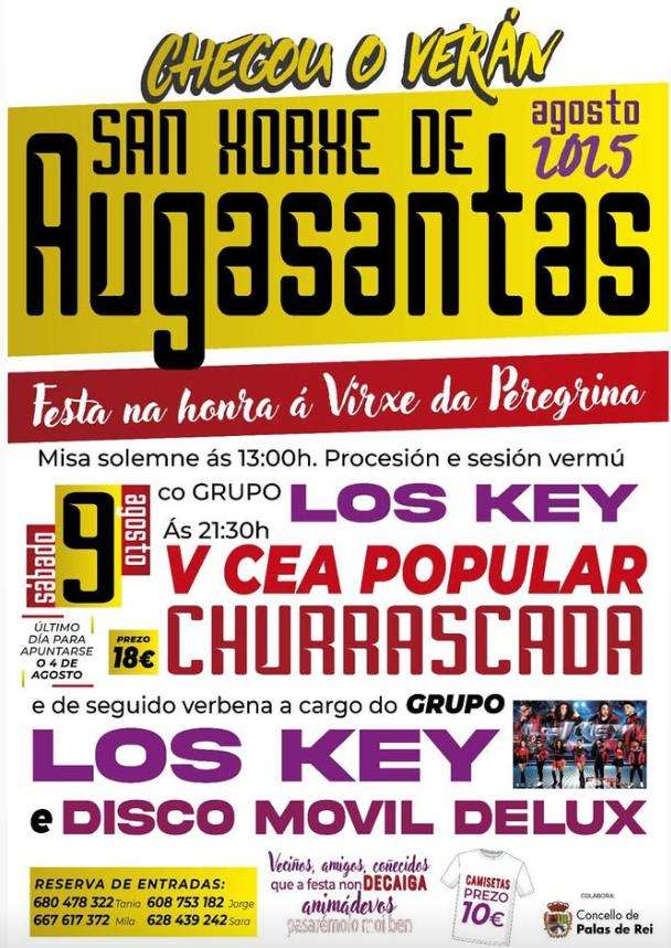 Festa da Peregrina de Augasantas (2025) en Palas de Rei