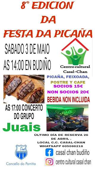 Fechas, información, programa, cartel, imágenes, mapa y ubicación de VIII Festa da Picanha  en  O Porriño