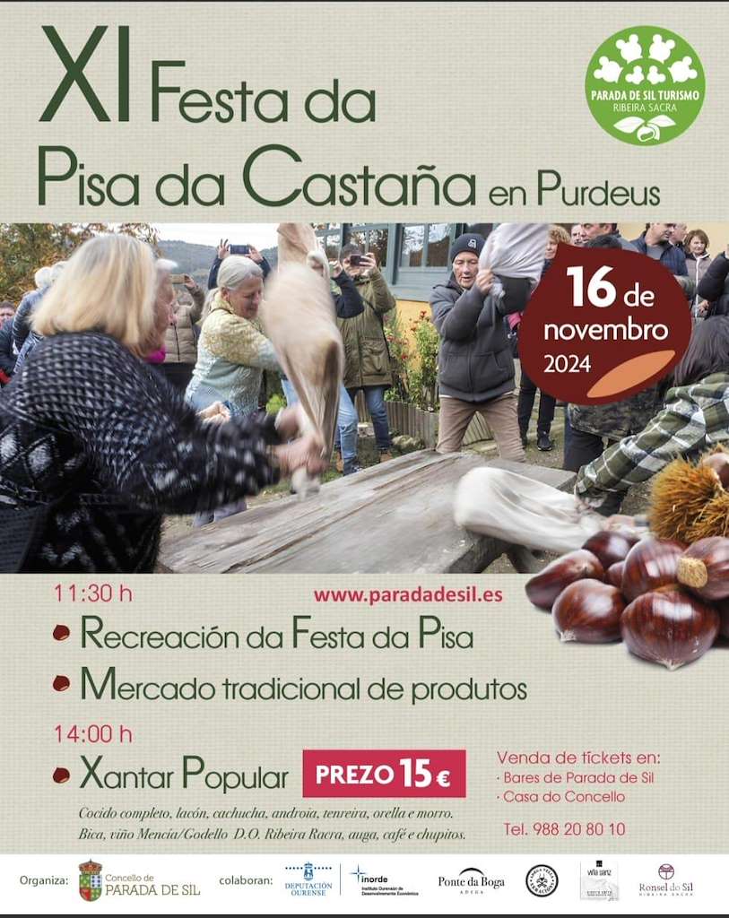 XI Festa da Pisa da Castaña en Parada de Sil
