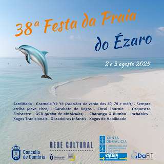 Fechas, información, programa, cartel, imágenes, mapa y ubicación de XXXVIII Festa da Praia de Ézaro  en  Dumbría