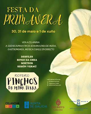 Fechas, información, programa, cartel, imágenes, mapa y ubicación de Festa da Primavera  en  Celanova