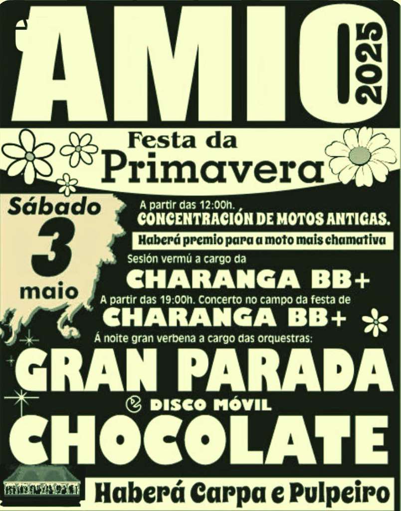 Festa da Primavera de Amio (2025) en Santiago de Compostela