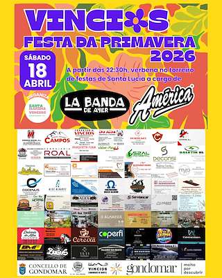Fechas, información, programa, cartel, imágenes, mapa y ubicación de Festa da Primavera de Vincios (2026) en Gondomar