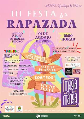 Fechas, información, programa, cartel, imágenes, mapa y ubicación de III Festa da Rapazada de Piloño  en  Vila de Cruces