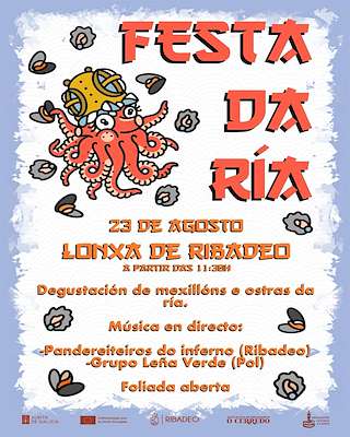 Fechas, información, programa, cartel, imágenes, mapa y ubicación de III Festa da Ría  en  Ribadeo