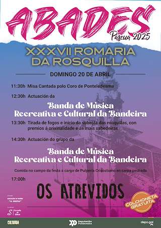 Fechas, información, programa, cartel, imágenes, mapa y ubicación de XXXVII Festa da Rosquilla de Abades  en  Silleda