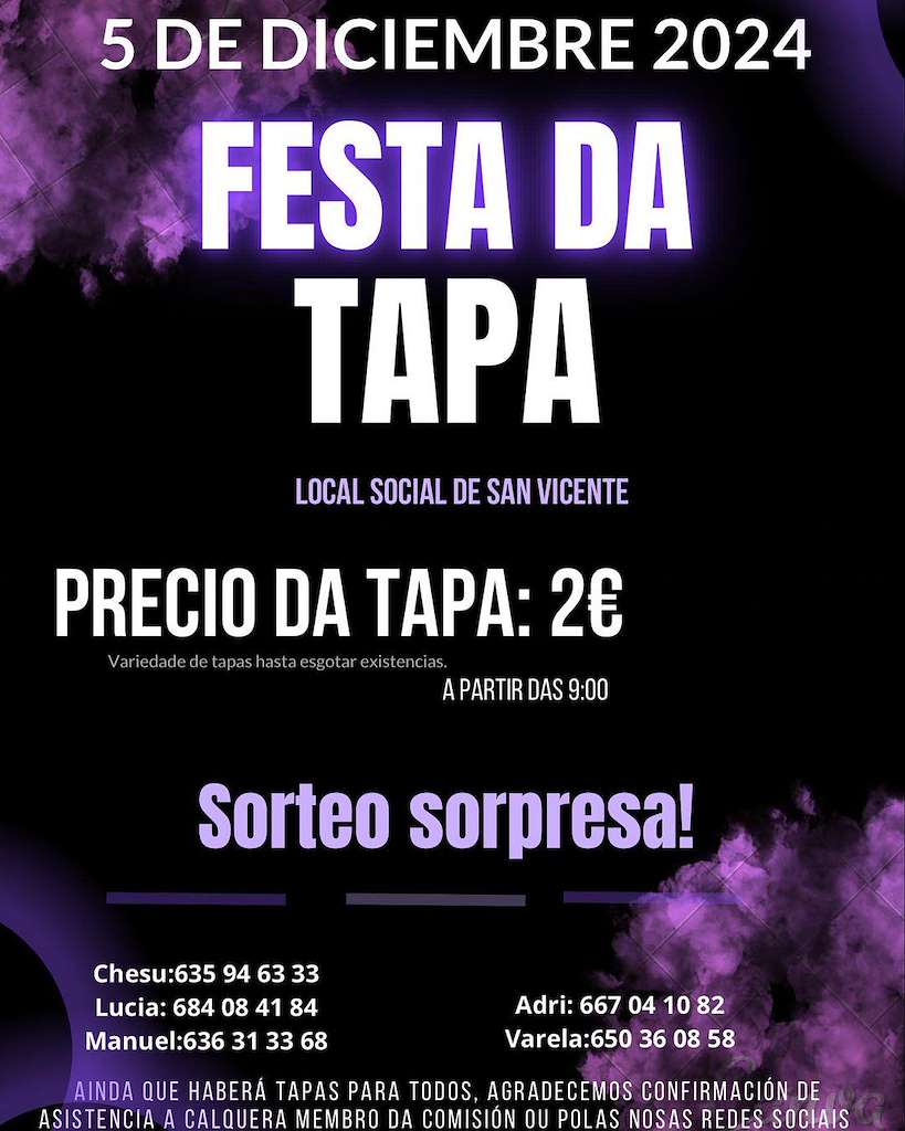 Festa da Tapa de San Vicente en Vilasantar