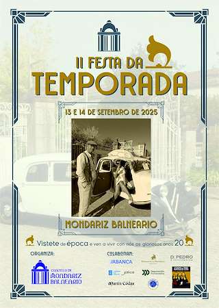 Fechas, información, programa, cartel, imágenes, mapa y ubicación de II Festa da Temporada  en  Mondariz-Balneario