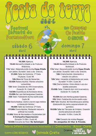 Fechas, información, programa, cartel, imágenes, mapa y ubicación de Festa da Terra  en  O Grove