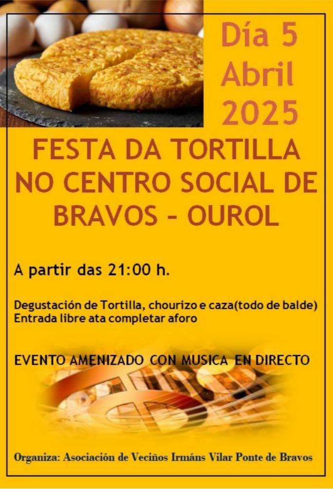 Festa da Tortilla de Bravos (2025) en Ourol