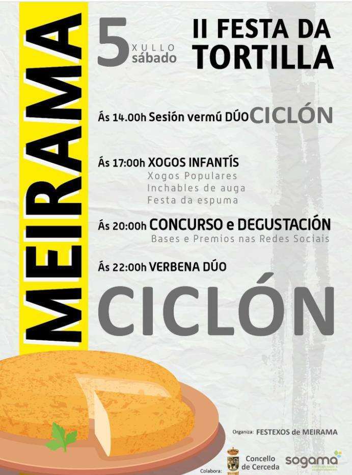 II Festa da Tortilla de Meirama en Cerceda