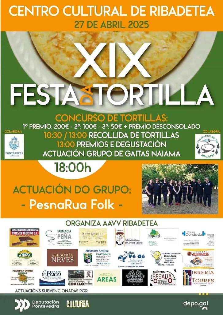 XIX Festa da Tortilla de Ribadetea en Ponteareas