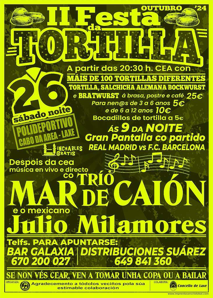 II Festa da Tortilla de Serantes en Laxe