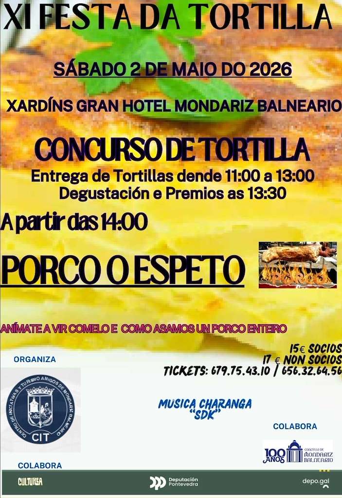 XI Festa da Tortilla  (2026) en Mondariz Balneario