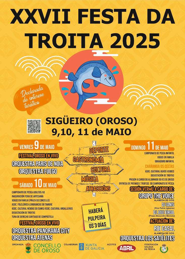 XXVII Festa da Troita (2025) en Oroso