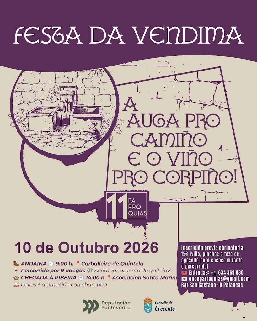 Festa da Vendima (2026) en Crecente