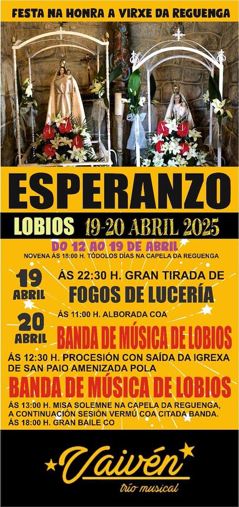 Festa da Virxe da Reguenga de Esperanzo (2025) en Lobios
