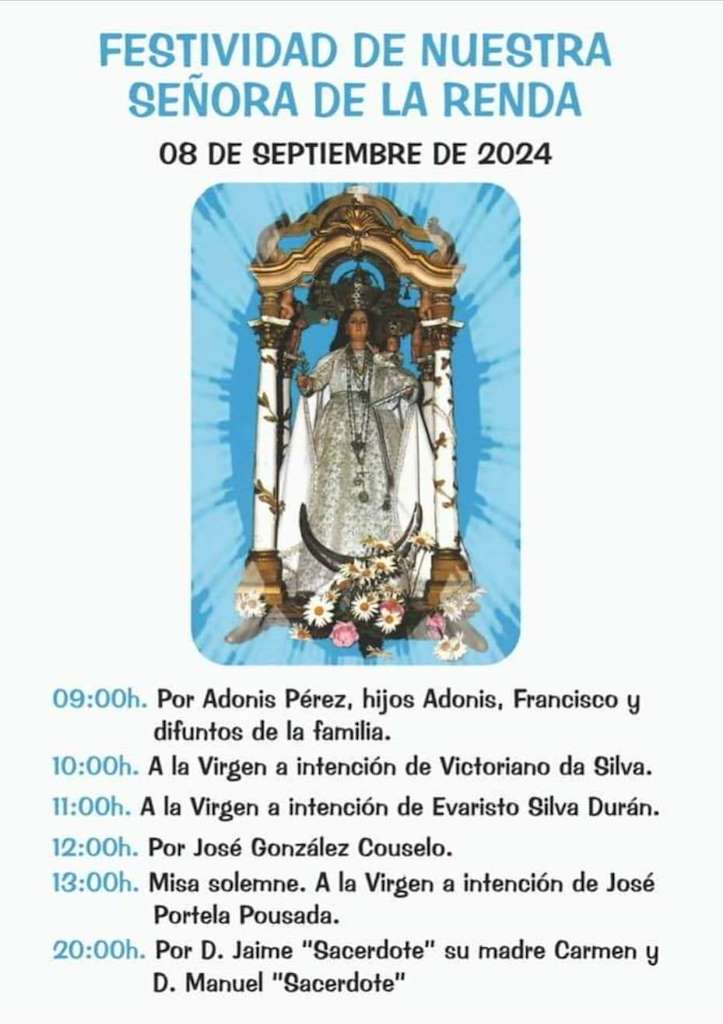 Festa da Virxe de Gracia (2025) en Poio