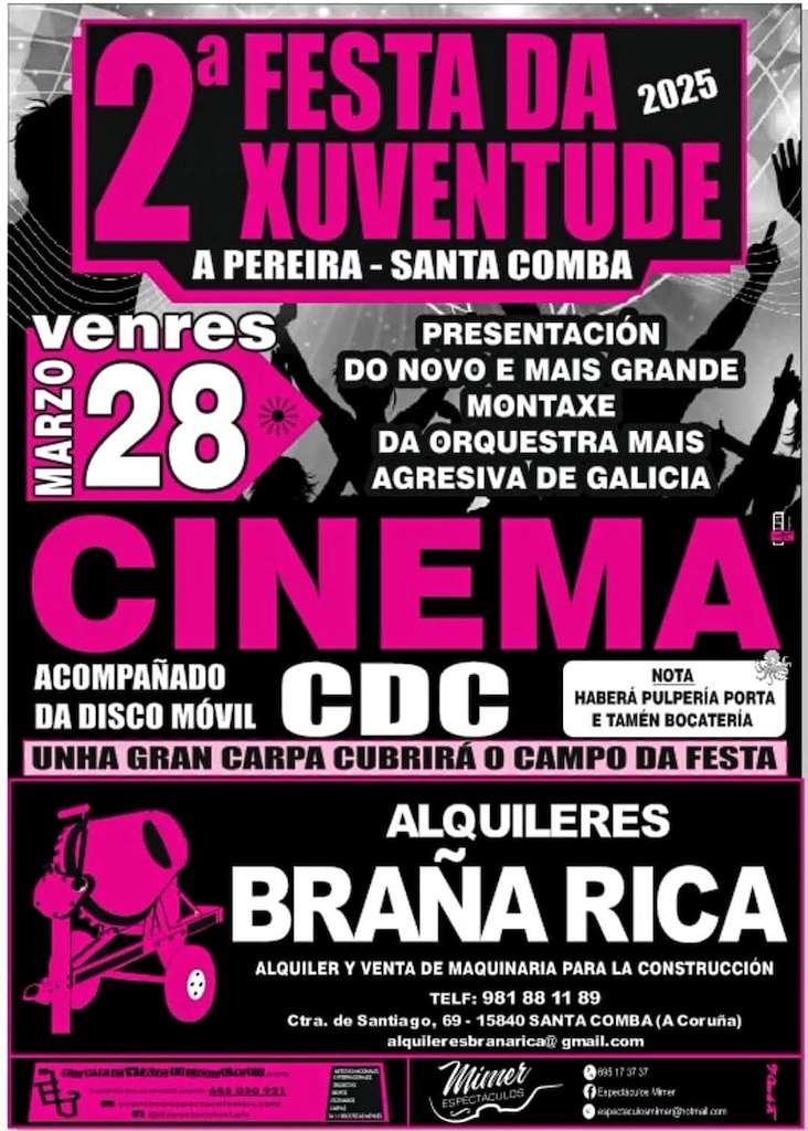 II Festa da Xuventude A Pereira  en Santa Comba
