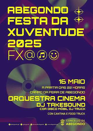 Fechas, información, programa, cartel, imágenes, mapa y ubicación de Festa da Xuventude  en  Abegondo