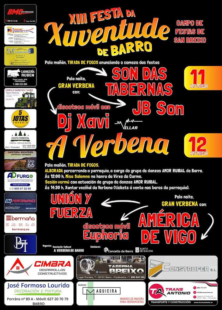 XIII Festa da Xuventude en Barro