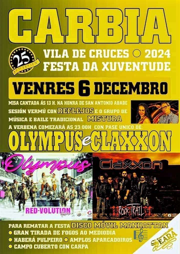 XXV Festa da Xuventude de Carbia en Vila de Cruces