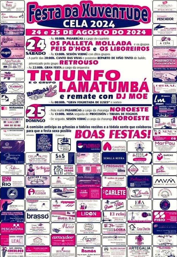 Festa da Xuventude de Cela (2025) en Bueu